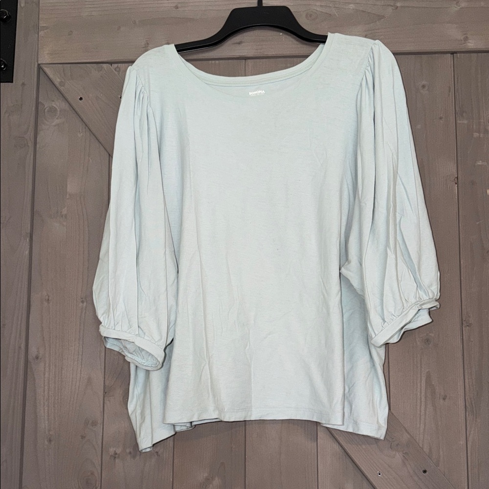 Sonoma Women's Light Green Blouse